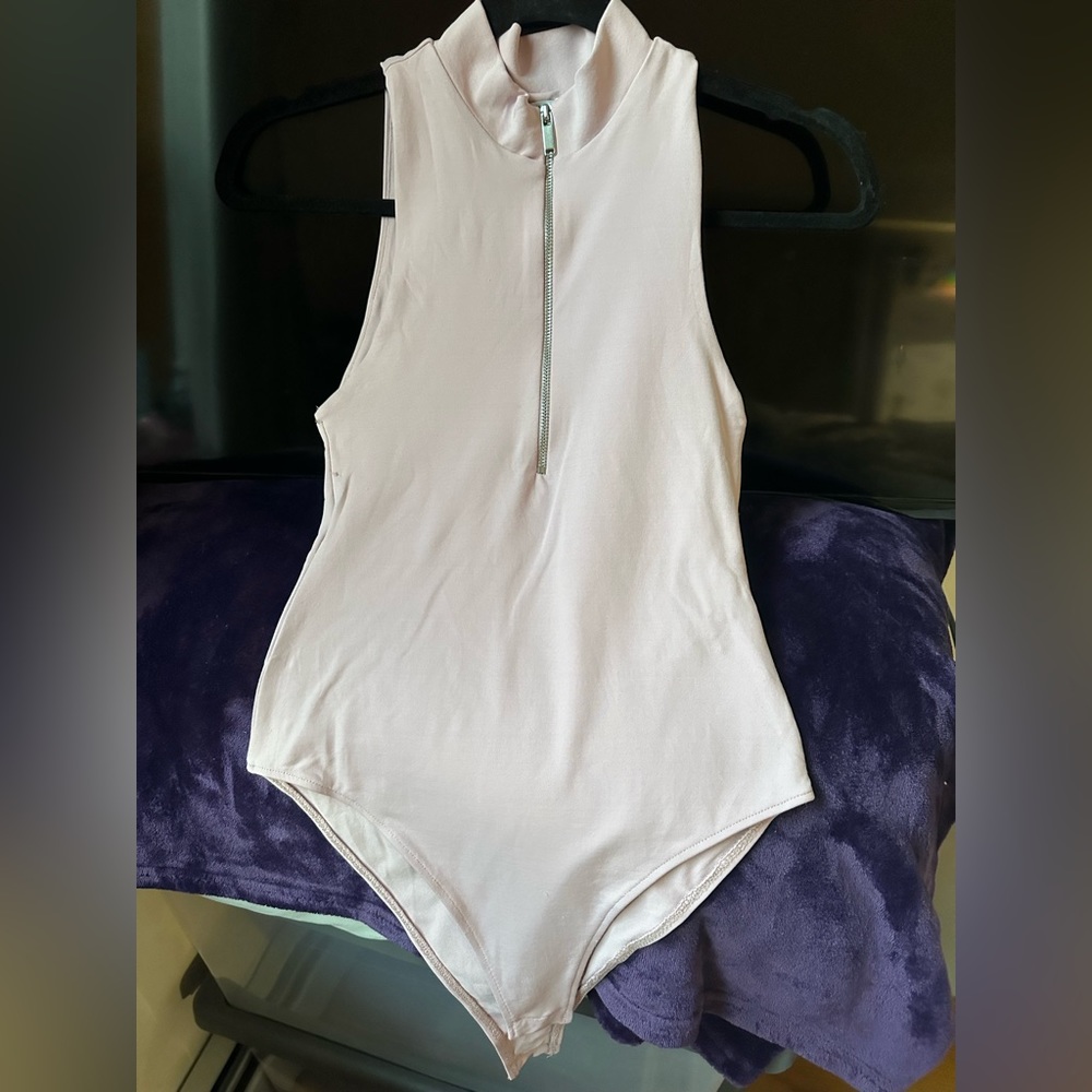 ZARA bodysuit, pink, size S